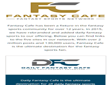 Tablet Screenshot of fantasycafe.com